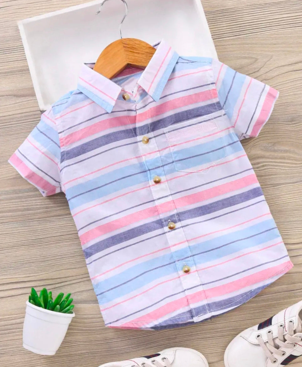 Boys Multicolour lining t-shirt